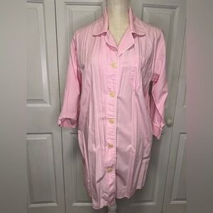 VTG Lauren Ralph Lauren Nightgown Light Pink Night Shirt M
